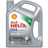 น้ำมันเครื่อง เชลล์ Shell Helix HX8 เบอร์ 0W-20